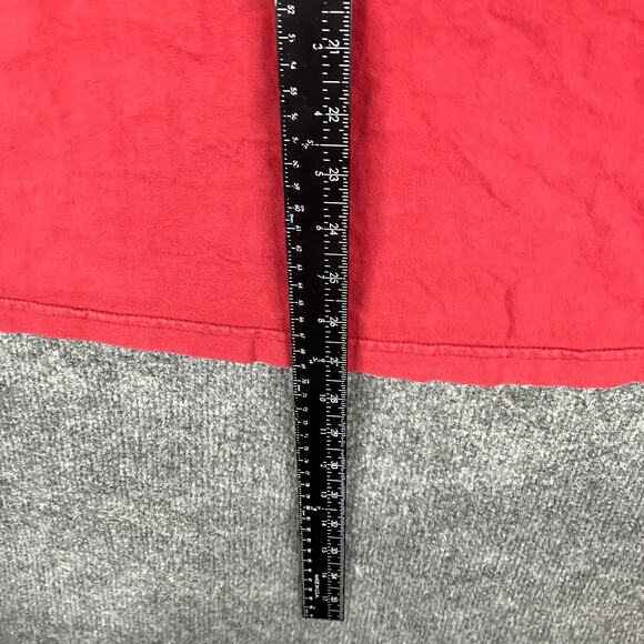 Seattle Cotton Works T-Shirt Mens Size L Red Funny Lazy Man Landscaping Graphic - Picture 3 of 7